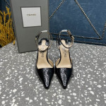 Tom Ford 10.5cm Snakeskin Pumps In Black