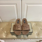 Tom Ford Woven Slippers In Grey