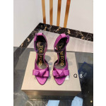 Tom Ford Metal Stiletto Sandals In Purple