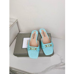 Tom Ford Lizard-Effect Leather Slide In Blue