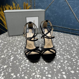 Tom Ford 10.5cm Velvet Ida Sandal In Black