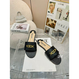 Tom Ford Lizard Whitney Slide In Black