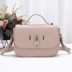 Tom Ford Womens Textured-Leather Mini Shoulder Bag In Pink