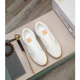 Tom Ford Suede Jackson Sneaker In White