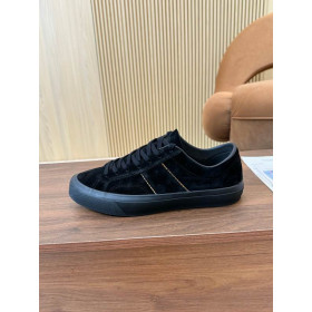 Tom Ford Suede Cambridge Sneakers In Black 013