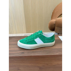 Tom Ford Suede Cambridge Sneakers In Green 019