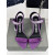 Tom Ford 10cm Velvet Asymmetric Crystal Sandal In Purple06