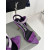 Tom Ford 10cm Velvet Asymmetric Crystal Sandal In Purple06