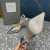 Tom Ford 10.5cm Snakeskin Pumps In Silver