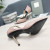 Tom Ford Leather Metal Open Toe Pumps In Pink