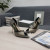 Tom Ford Metal Open Toe Pumps In Black Gold