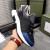 Tom Ford Nylon Mesh Lace-Up Low-Top Sneakers In Black/Blue