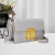 Tom Ford Leather And Gold Logo Buckle Mini Shoulder Bag In Grey 