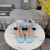 Tom Ford Zenith Chain-Embellished Lizard-Effect Leather Slingback Sandal In Blue