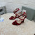 Tom Ford 10.5cm Strappy High Heel Sandal In Red