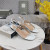 Tom Ford Zenith Chain-Embellished Lizard-Effect Leather Slingback Sandal In White