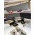 Tom Ford 4.5cm Crocodile TF Logo Slide In Gold