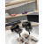 Tom Ford 4.5cm Crocodile TF Logo Slide In Black