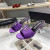 Tom Ford 4.5cm Silk TF Logo Slide In Purple
