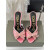 Tom Ford 10.5cm Velvet Bow Slide In Pink