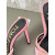 Tom Ford 10.5cm Velvet Bow Slide In Pink