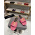 Tom Ford Crocodile TF Logo Slide In Pink