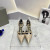 Tom Ford 7.5cm Two-Strap Metallic-Toe Cap Leather Pumps In Apricot