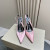 Tom Ford 10cm Leather Angelina Slingback In Pink