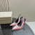Tom Ford 10cm Leather Angelina Slingback In Pink