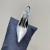 Tom Ford 10cm Leather Angelina Slingback In Silver