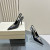 Tom Ford 10cm Crocodile Leather Angelina Slingback In Black