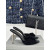 Tom Ford 10cm Metal Heel Slide In Black