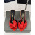 Tom Ford 10cm Metal Heel Slide In Red