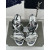 Tom Ford 10cm Leather Silver Chain Sandal In Silver