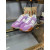 Tom Ford Suede Technical Fabric James Sneaker In Purple/White 040