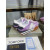 Tom Ford Suede Technical Fabric James Sneaker In Purple/White 040