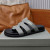 Tom Ford Men's Leather Flip Flops In Grey01