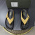 Tom Ford Men's Leather Fabulous Palm Slippers In Yellow