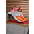 Tom Ford Nylon Mesh Jago Sneaker In Orange