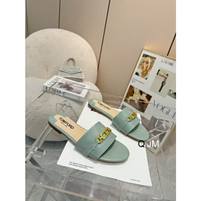 Tom Ford Lagarto Whitney Slide Verde