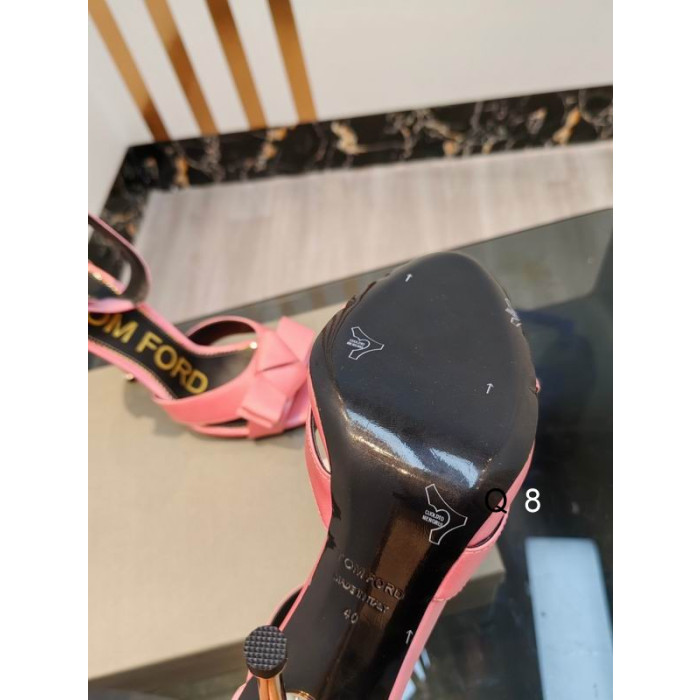 Tom Ford Metal Sandálias De Salto Alto Cor-De-Rosa