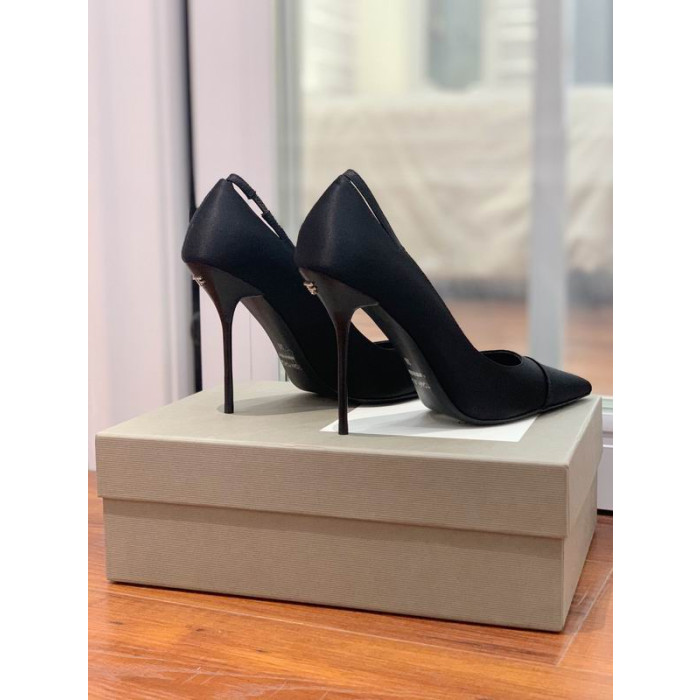 Tom Ford 10 cm de Cetim Salto Em Preto