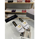 Tom Ford Crocodilo TF Logotipo Slide Em Branco