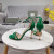 Tom Ford 10.5 cm de Couro, Corrente de Metal de Alta Calcanhar Sandália Verde