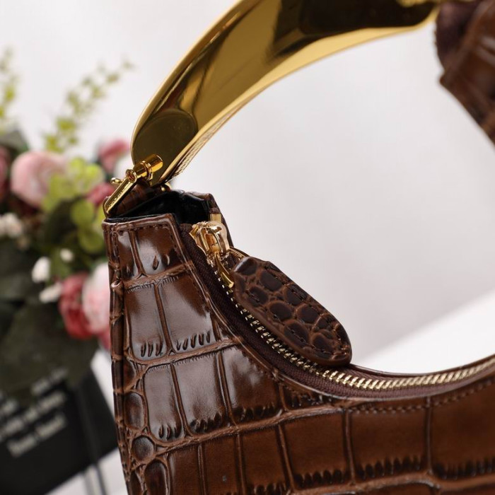 Tom Ford Női Mini Krokodil Mintás Válltáska, Barna