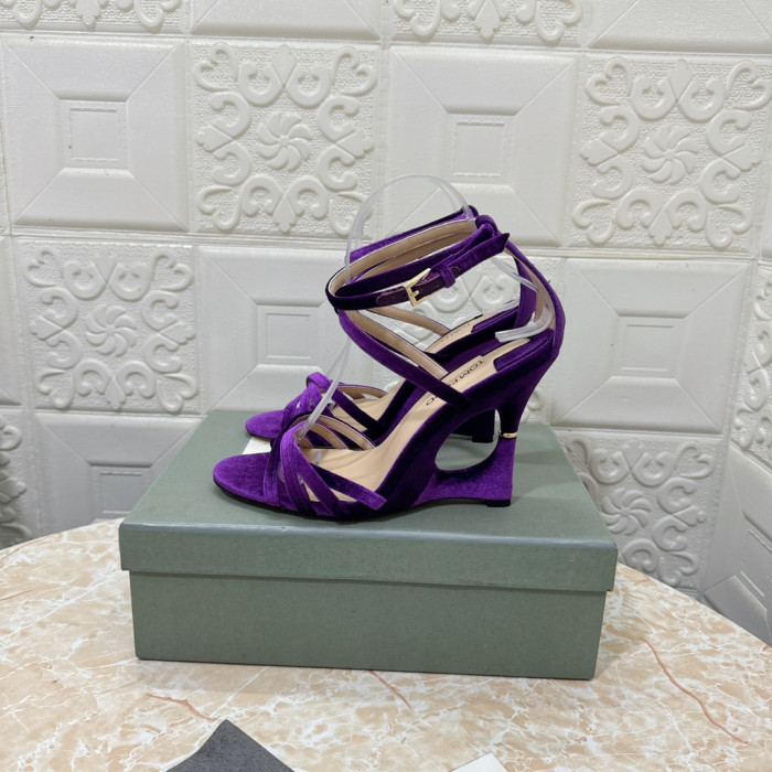 Tom Ford 10,5 cm-es Pántos magassarkú Szandál Lila