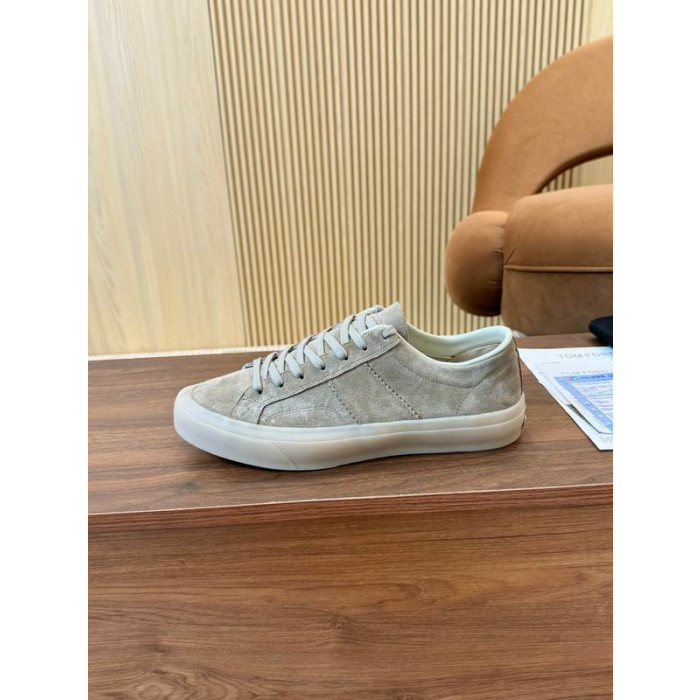 Tom Ford Velúr Cambridge Cipők A Khaki 016