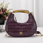 Tom Ford Női Mini Krokodil Mintás Válltáska, Lila
