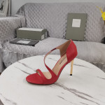 Tom Ford 10,5 cm-es Bőr Szandál Piros
