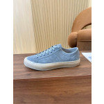 Tom Ford Velúr Cambridge Tornacipő kék 022